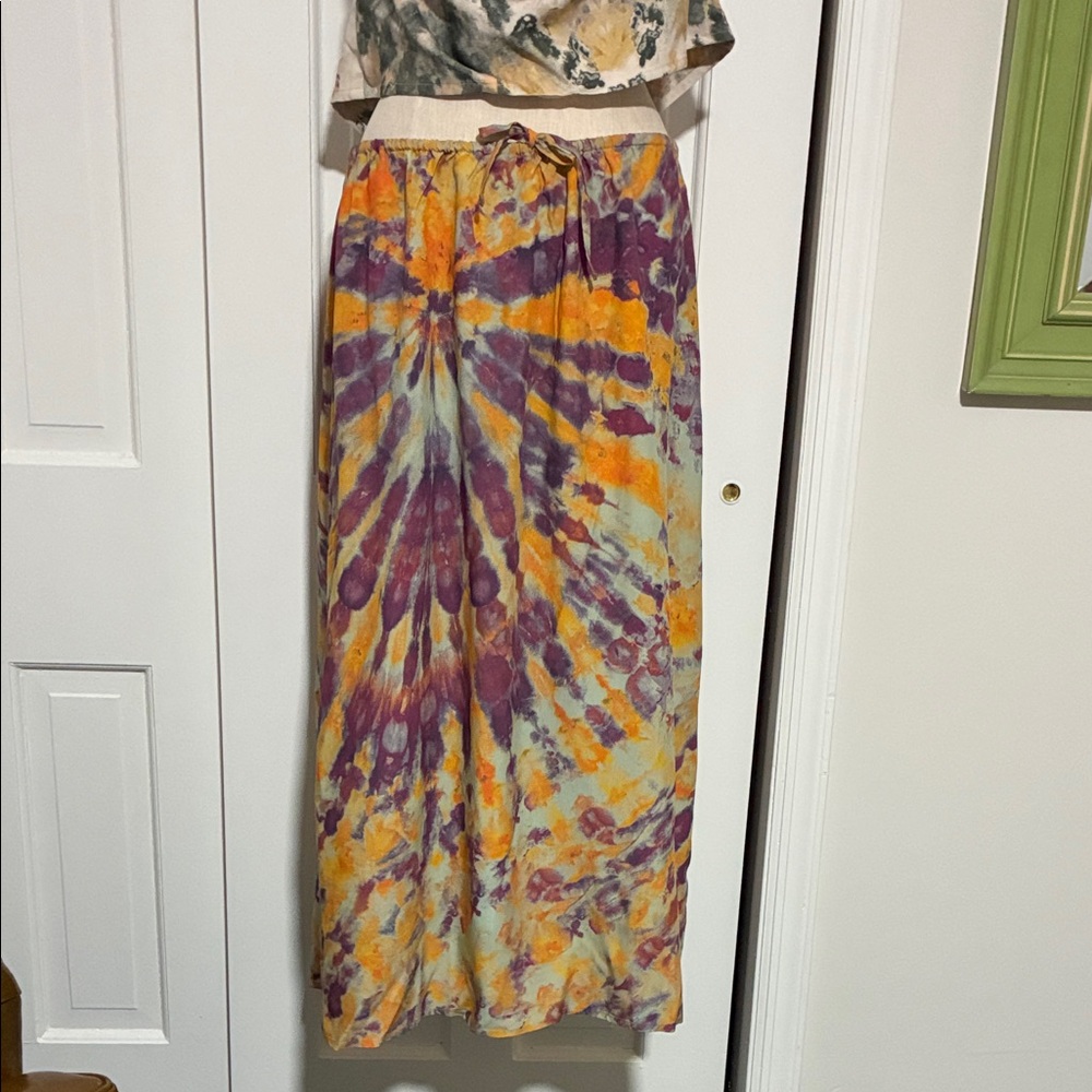 Free People Tie-Dye Halter Top and Skirt Set - Picture 3 of 7